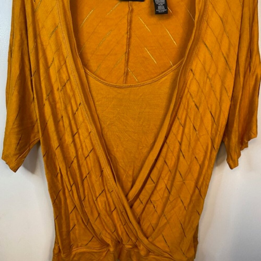 Apostrophe Orange short sleeve top - Picture 2 of 8